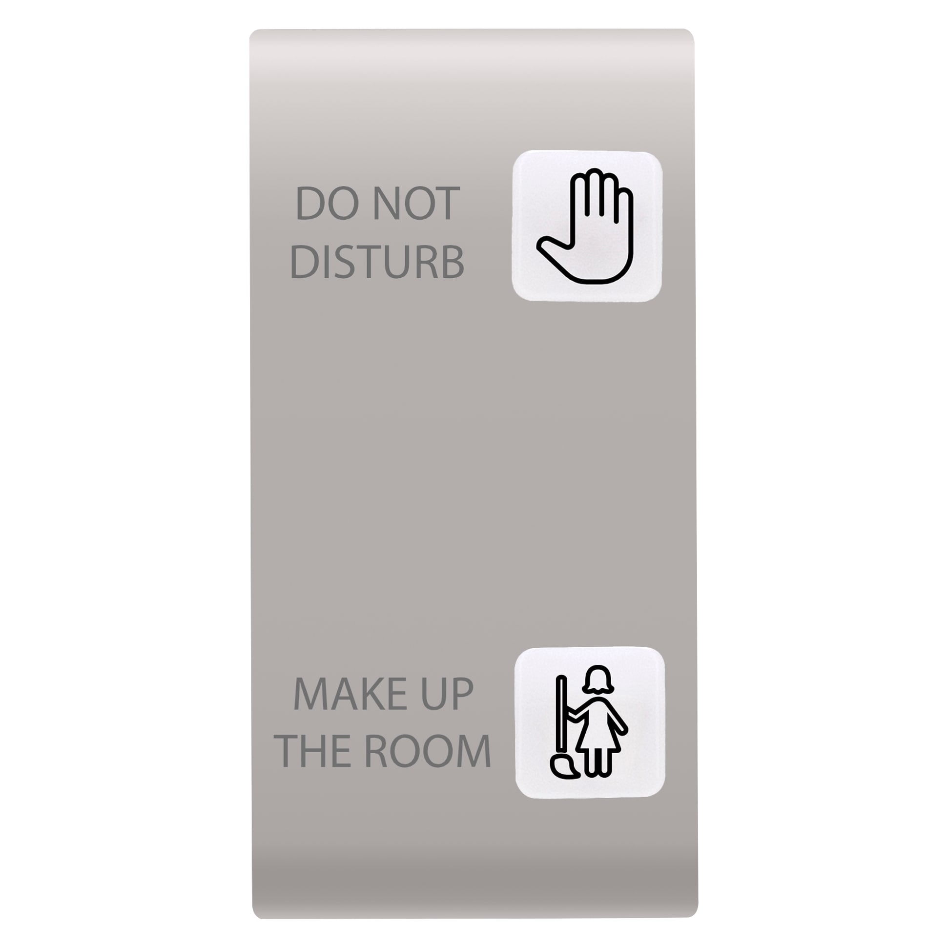 GEWISS - GEWGW13559 TASTO INTERCAMBIABILE PER PULSANTIERA - SOLUZIONE PER HOTEL - 2 LENTI - DND+MUR - 1 MODULO - NATURAL BEIGE - CHORUSMART