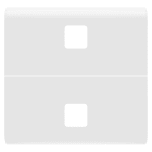 GEWISS - GEWGW10554S TASTO INTERC.2 LENTI 2M BIANCO