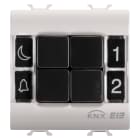 GEWISS - GEWGW13782 PULSANTIERA - KNX - 4 CANALI - 2 MODULI - NATURAL BEIGE - CHORUSMART