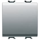 GEWISS - GEWGW14171F PULSANTE UNIPOLARE 250V ac - MORSETTI CABLAGGIO RAPIDO - NA 16A - NEUTRO - 2 MODULI - TITANIO - CHORUSMART