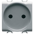 GEWISS - GEWGW14246 PRESA STANDARD FRANCESE 250V ac - 2P 16A - 2 MODULI - TITANIO - CHORUSMART