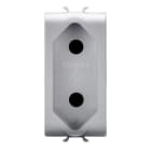 GEWISS - GEWGW14282 PRESA STANDARD ISRAELIANO - 250 V ac - 2P 10 A - 1 MODULO - TITANIO - CHORUSMART