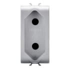 GEWISS - GEWGW14282 PRESA 1M 2P 10A STD.ISRAELIANO TITANIO