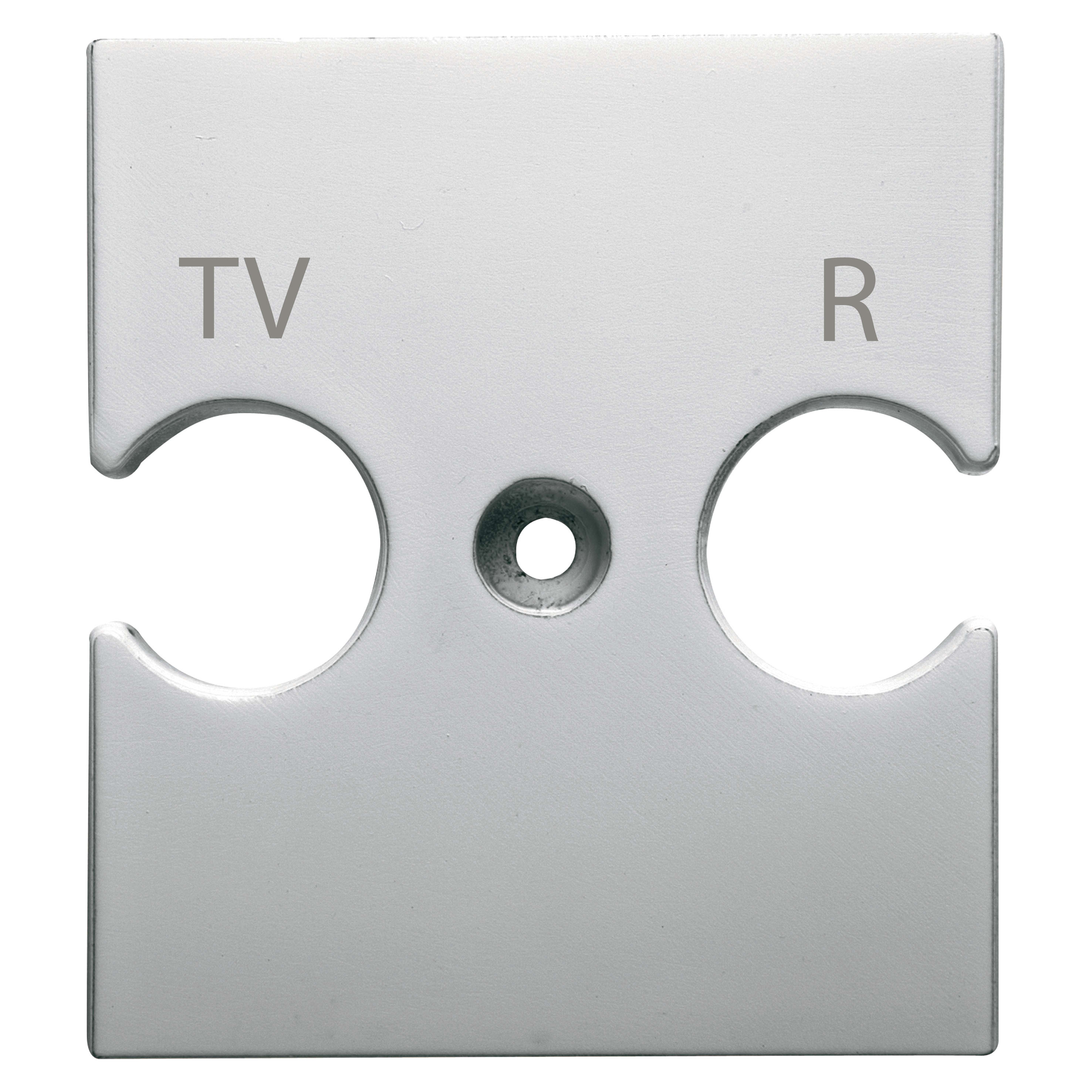 GEWISS - GEWGW14386 SUPPORTO UNIVERSALE - PRESE COMBINATE TV-R - TITANIO - CHORUSMART