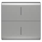 GEWISS - GEWGW14820 TASTO INTERCAMB.ECO 2M TITANIO