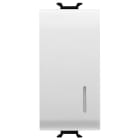 GEWISS - GEWGW15912 PULSANTE ELETTRONICO SOFT-CLICK - LUMINOSO - CON DIFFUSORE - PER RELE E DIMMER - 1P NA 4A - 230V ac 50/60Hz - 1 MODULO - BIANCO SATINATO - CHORUSMART