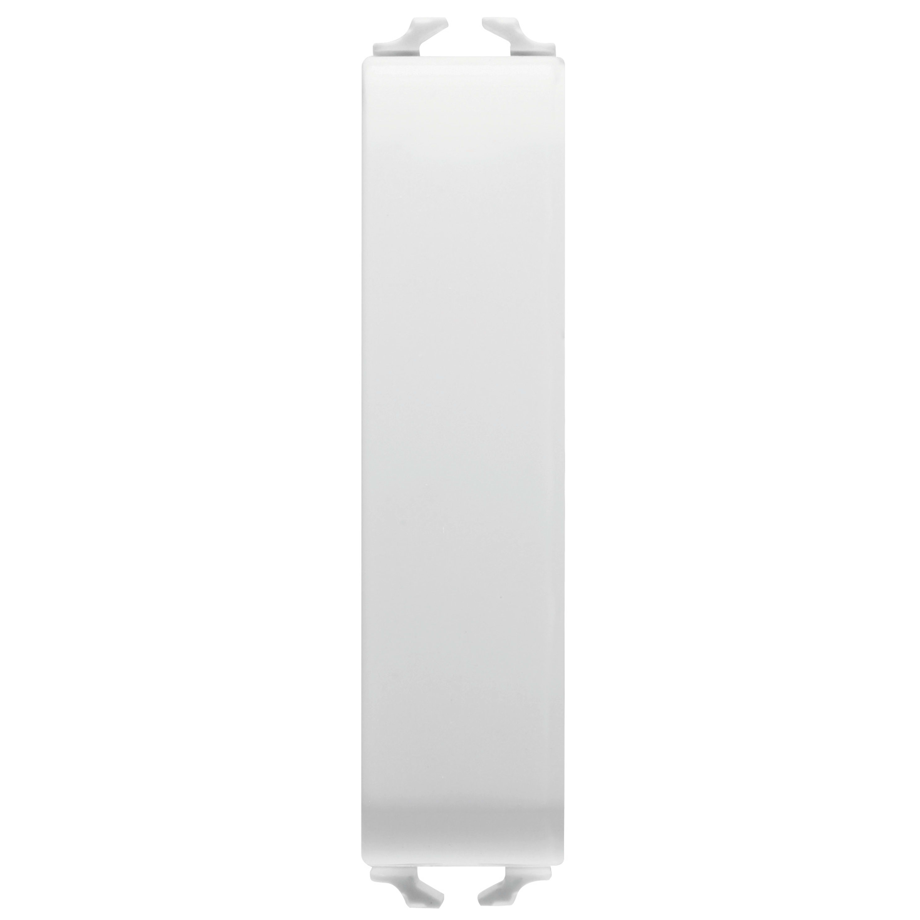 GEWISS - GEWGW15161 PULSANTE UNIPOLARE 250V ac - NA 10A - TASTO NEUTRO - 1/2 MODULO - BIANCO SATINATO - CHORUSMART