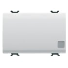 GEWISS - GEWGW15113 INVERTITORE UNIPOLARE 250V ac - 16AX ILLUMINABILE - CON LENTE NEUTRA SOSTITUIBILE - 3 MODULI - BIANCO SATINATO - CHORUSMART