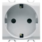 GEWISS - GEWGW15341 PRESA STANDARD TEDESCO 250V ac - MORSETTI SERRAGGIO FRONTALE - 2P+T 16A - 2 MODULI - BIANCO SATINATO - CHORUSMART