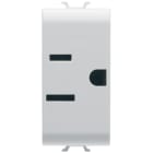 GEWISS - GEWGW15286 PRESA STANDARD USA 250/125V ac - 2P+T 15A - 1 MODULO - BIANCO SATINATO - CHORUSMART