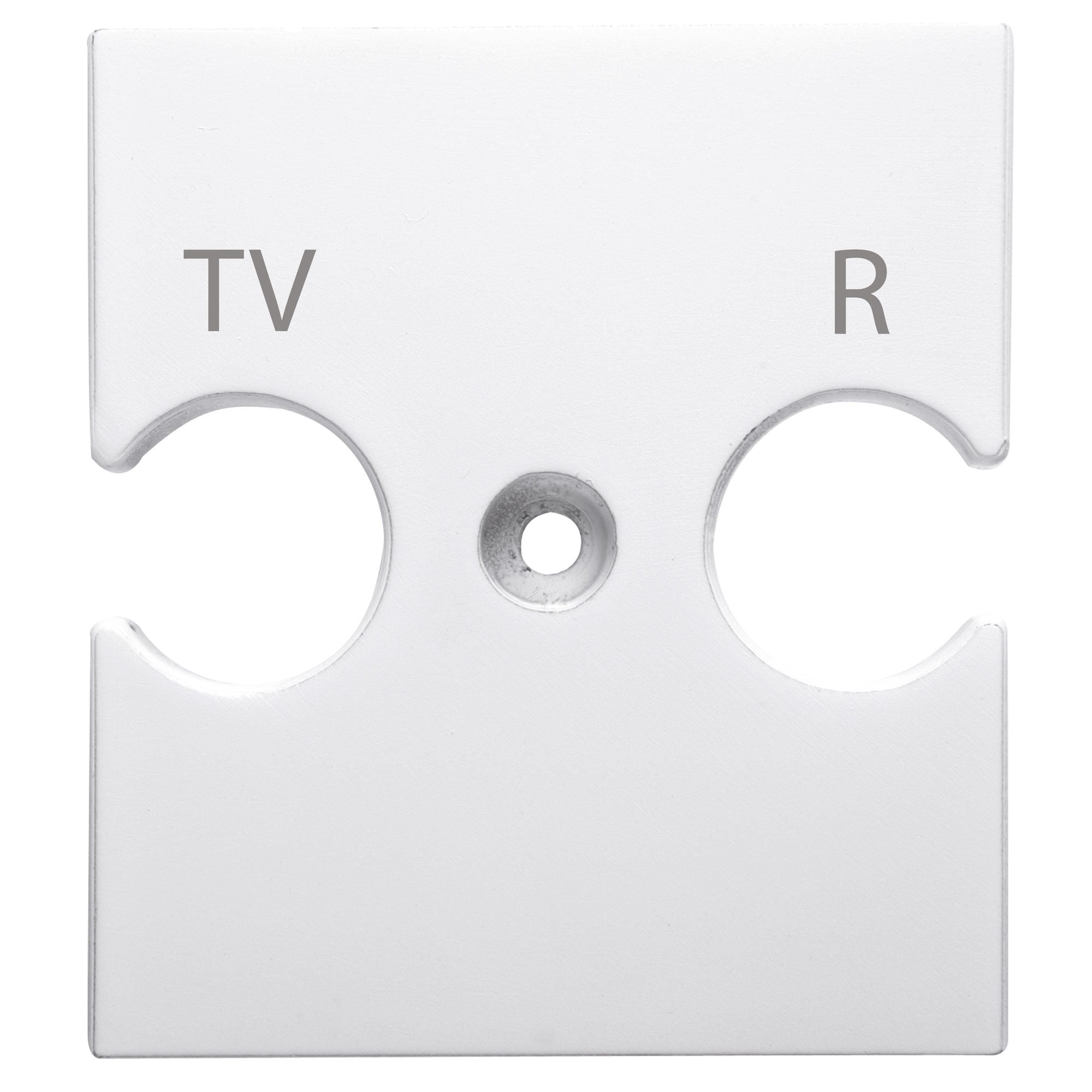 GEWISS - GEWGW15386 SUPPORTO UNIVERSALE - PRESE COMBINATE TV-R - BIANCO SATINATO - CHORUSMART