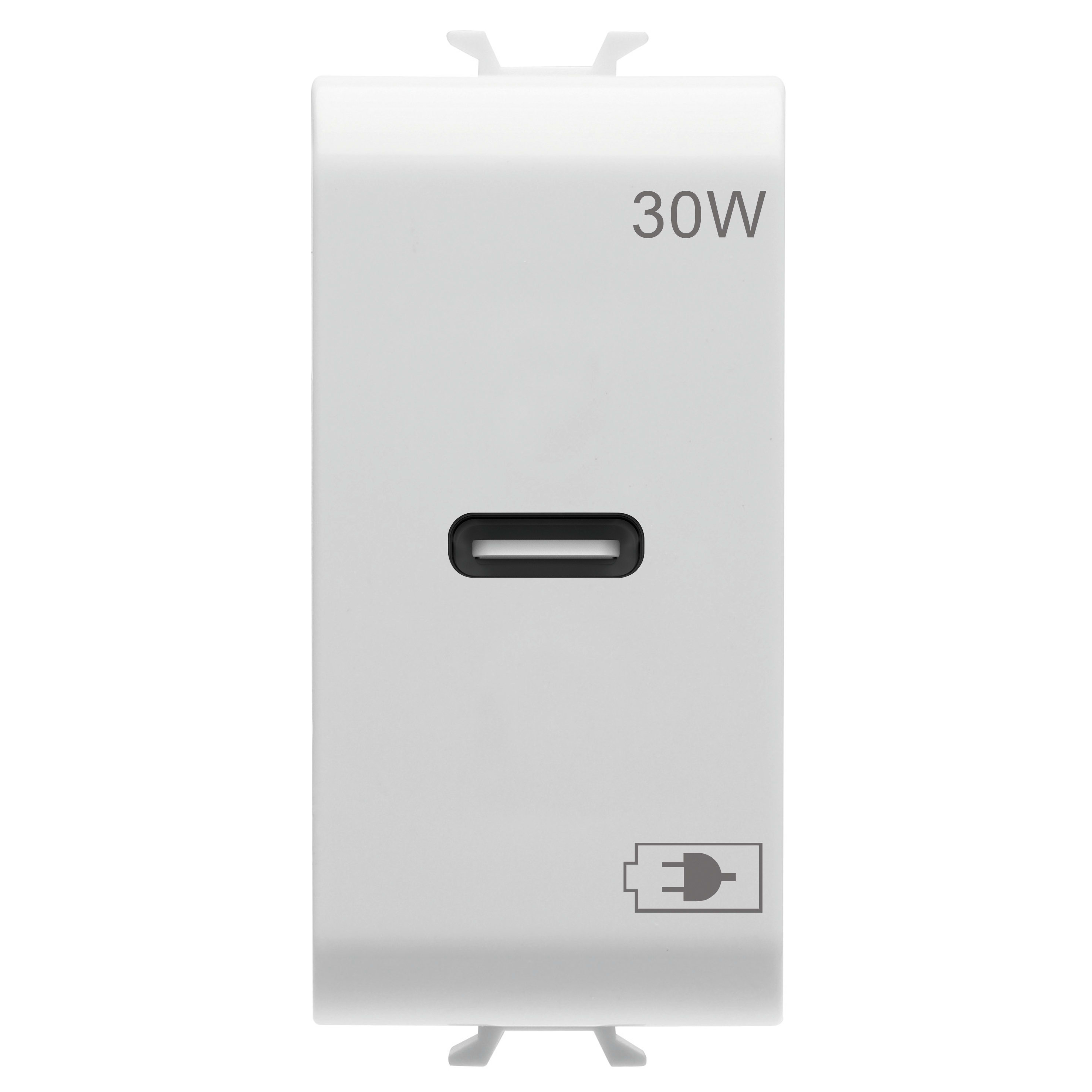 GEWISS - GEWGW15415 ALIMENTATORE USB C 30W PD - BIANCO SAT.