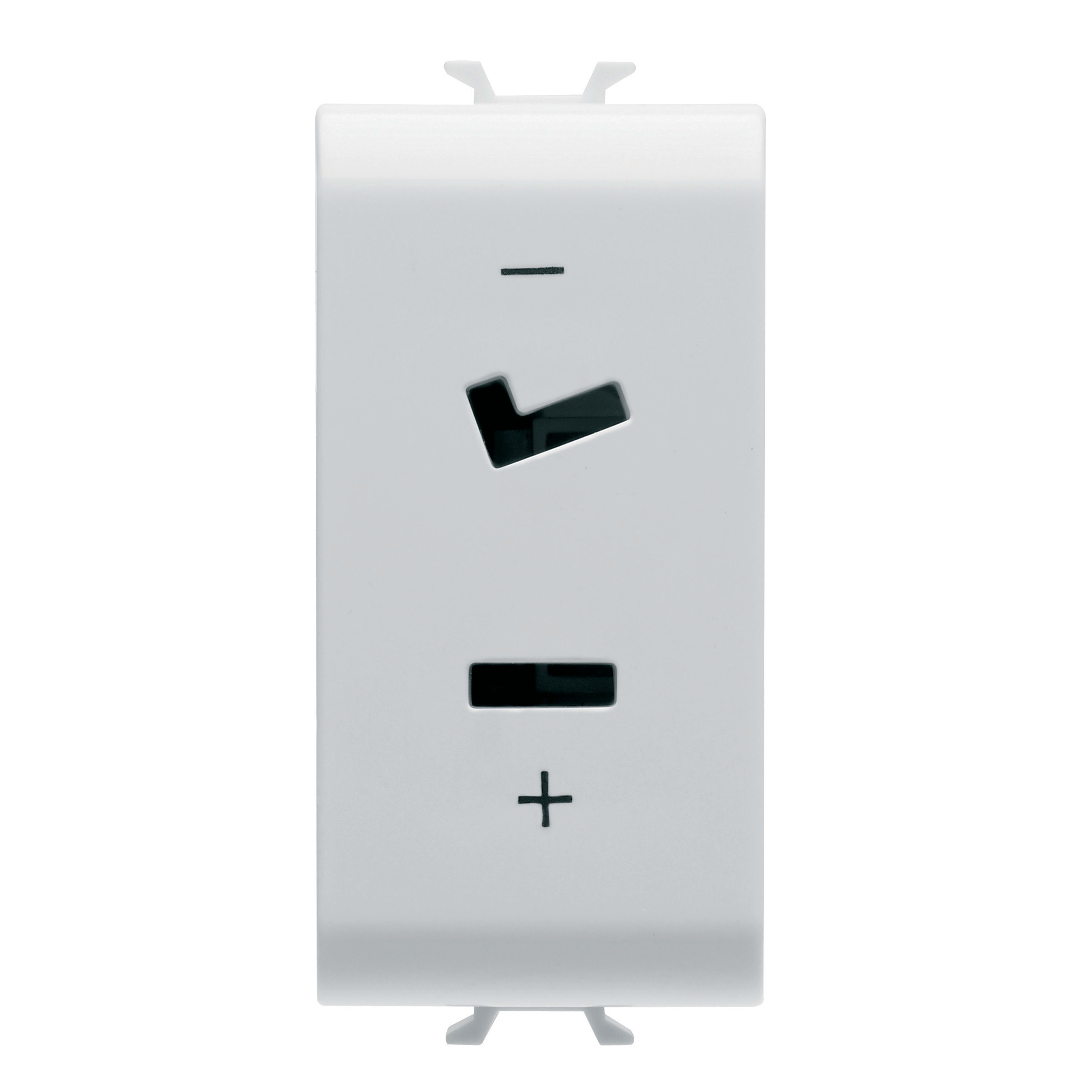 GEWISS - GEWGW15452 PRESA SELV - 2P 6A 24V POLARIZZATA - 1 MODULO - BIANCO SATINATO - CHORUSMART