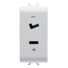 GEWISS - GEWGW15452 PRESA SELV - 2P 6A 24V POLARIZZATA - 1 MODULO - BIANCO SATINATO - CHORUSMART