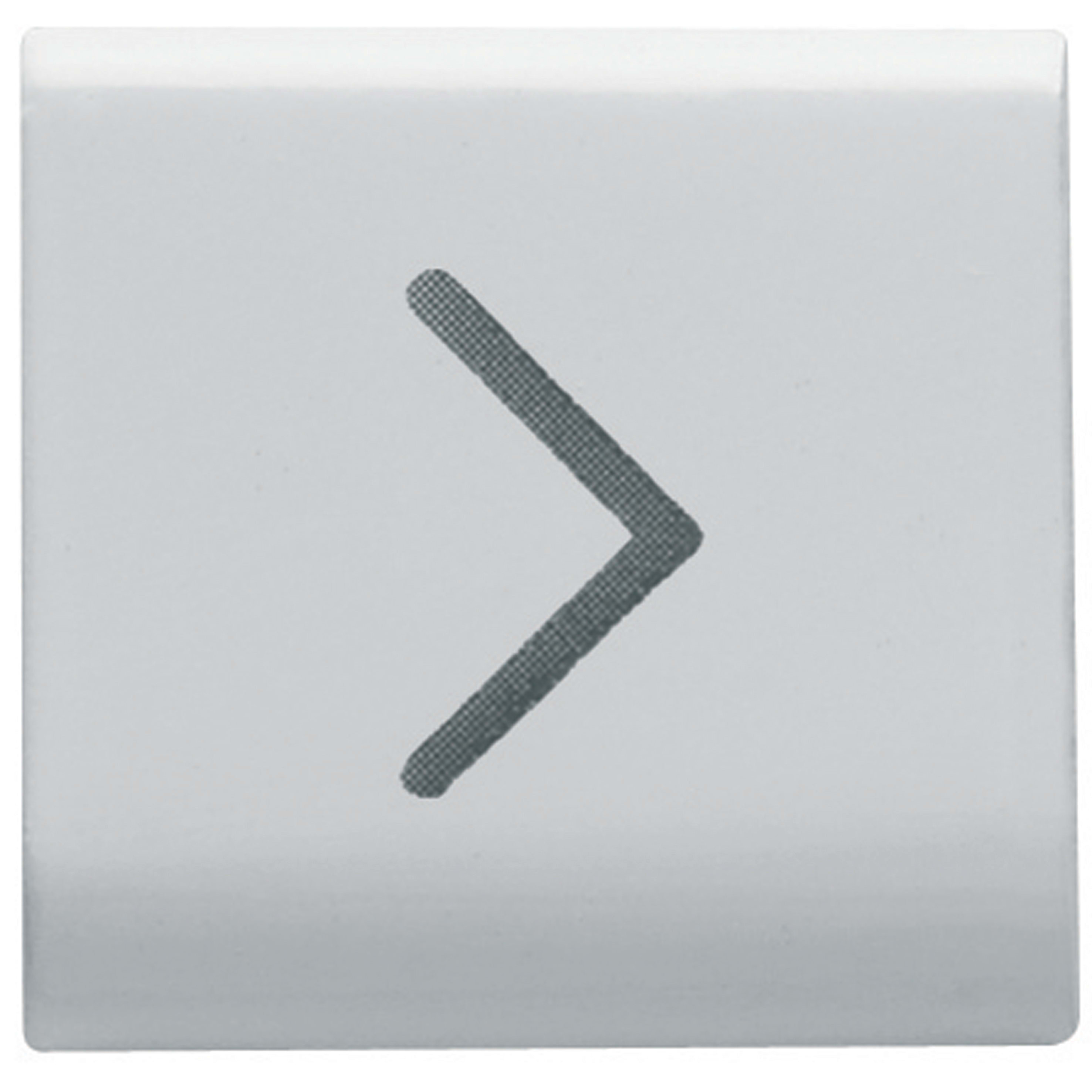 GEWISS - GEWGW15546 TASTO INTERCAMBIABILE - 22X22mm - FRECCIA ORIZZONTALE - BIANCO SATINATO - CHORUSMART