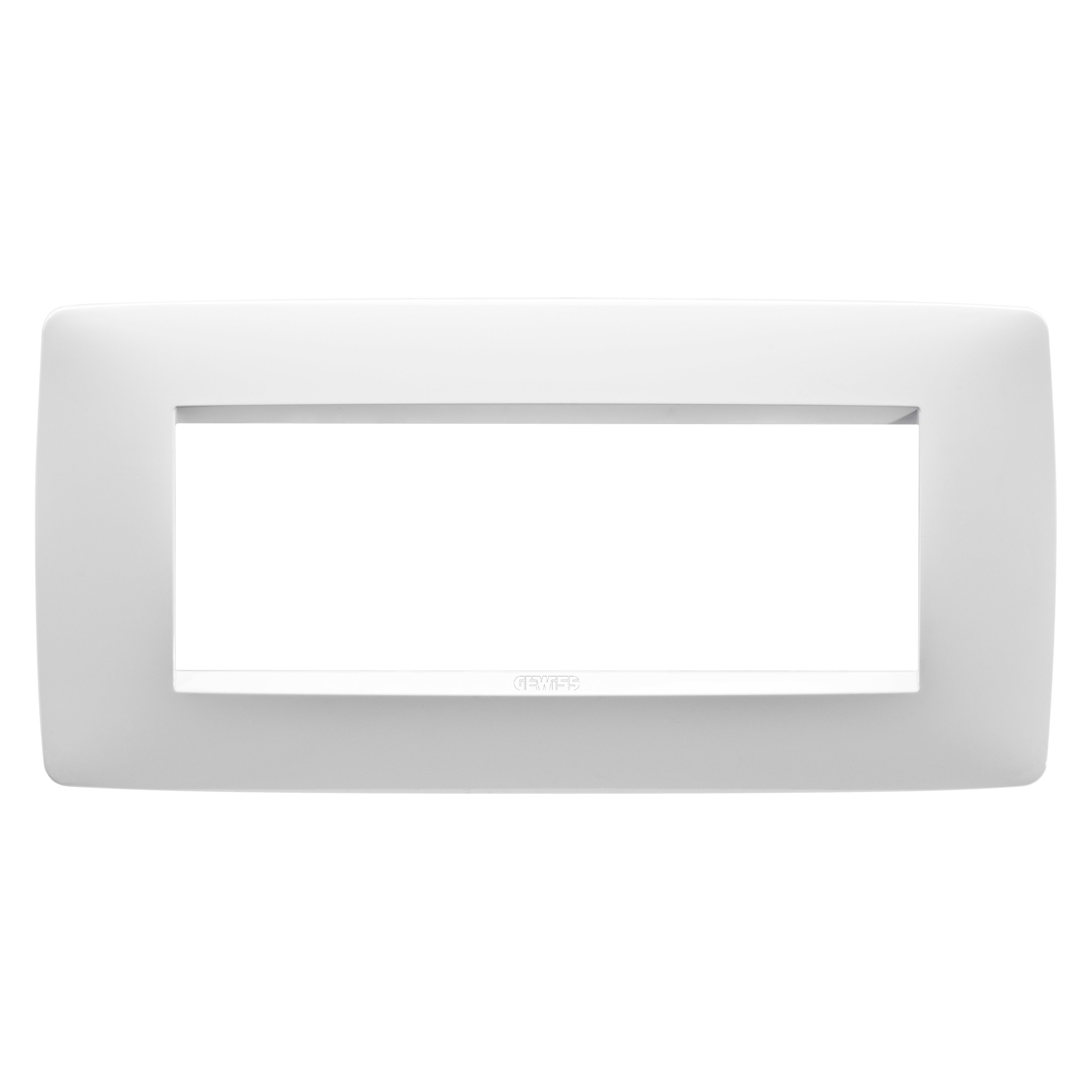 GEWISS - GEWGW16106VW PLACCA ONE 6M BIANCO SATINATO