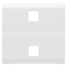 GEWISS - GEWGW15554S TASTO INTERCAMBIABILE PER COMANDI ASSIALI - DA COMPLETARE CON 2 LENTI - 2 MODULI - BIANCO SATINATO - CHORUSMART