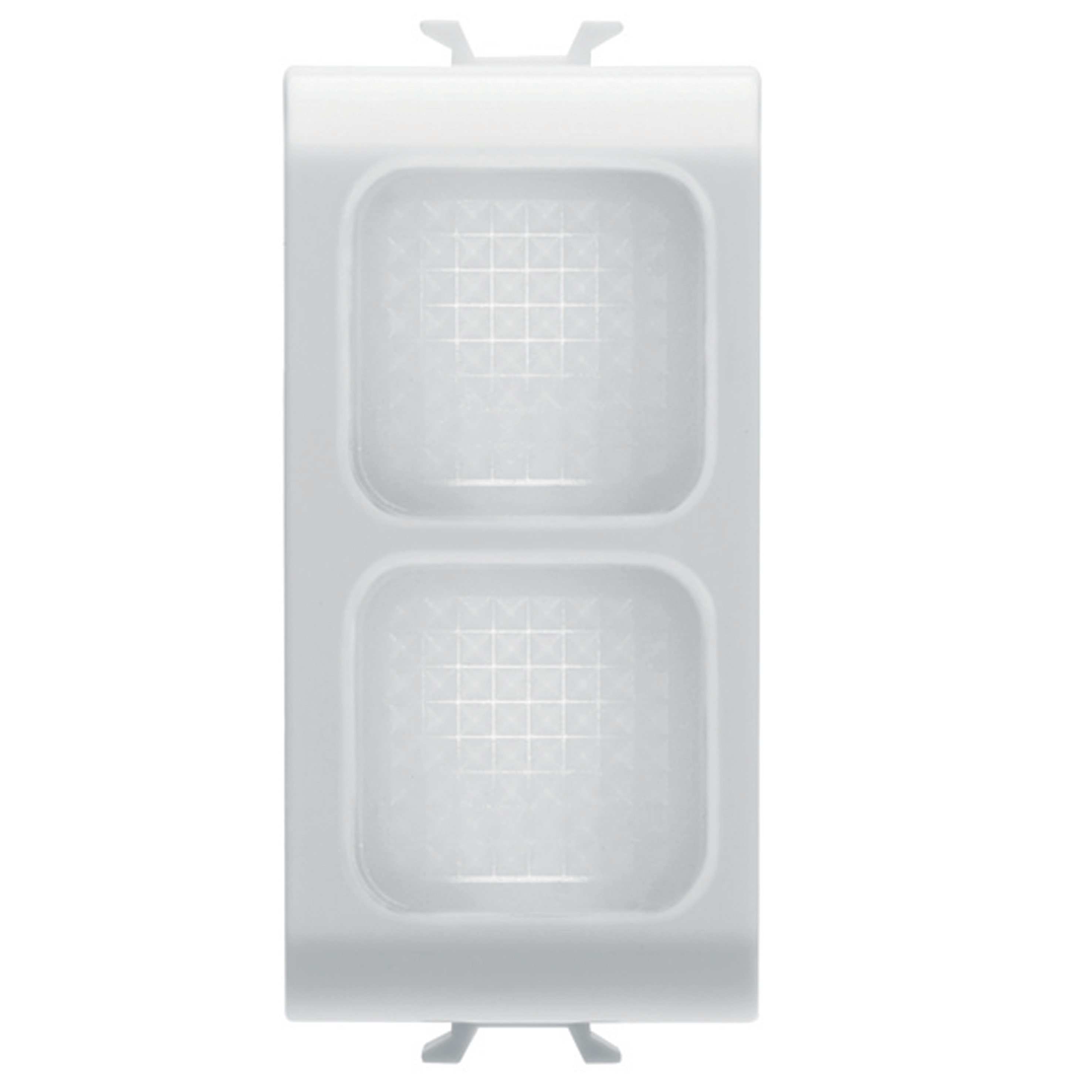 GEWISS - GEWGW15628 SPIA DI SEGNALAZIONE DOPPIA - OPALE - 1 MODULO - BIANCO SATINATO - CHORUSMART