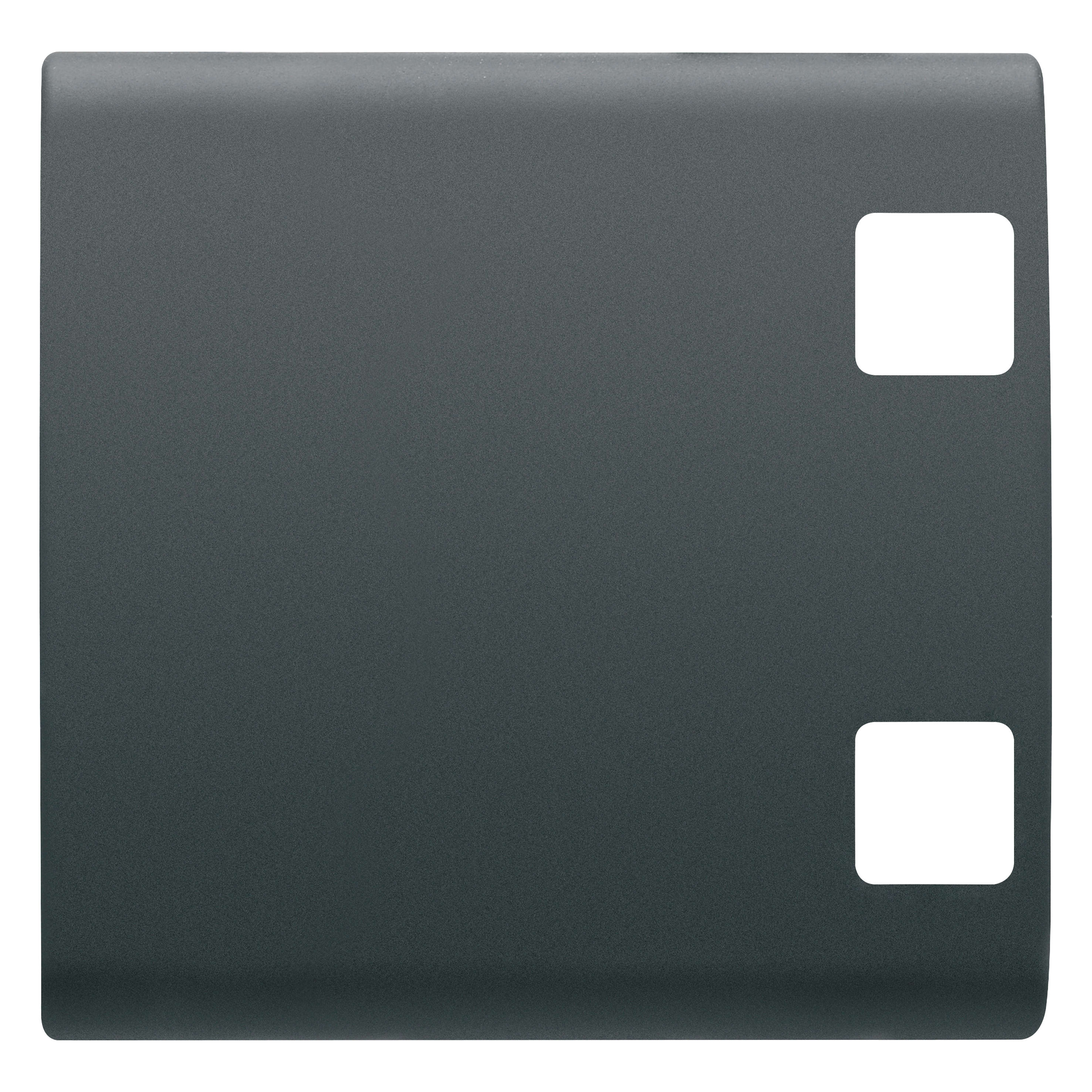 GEWISS - GEWGW12554 TASTO DOPPIO GEMMA DOP.PER PULS.KNX NERO