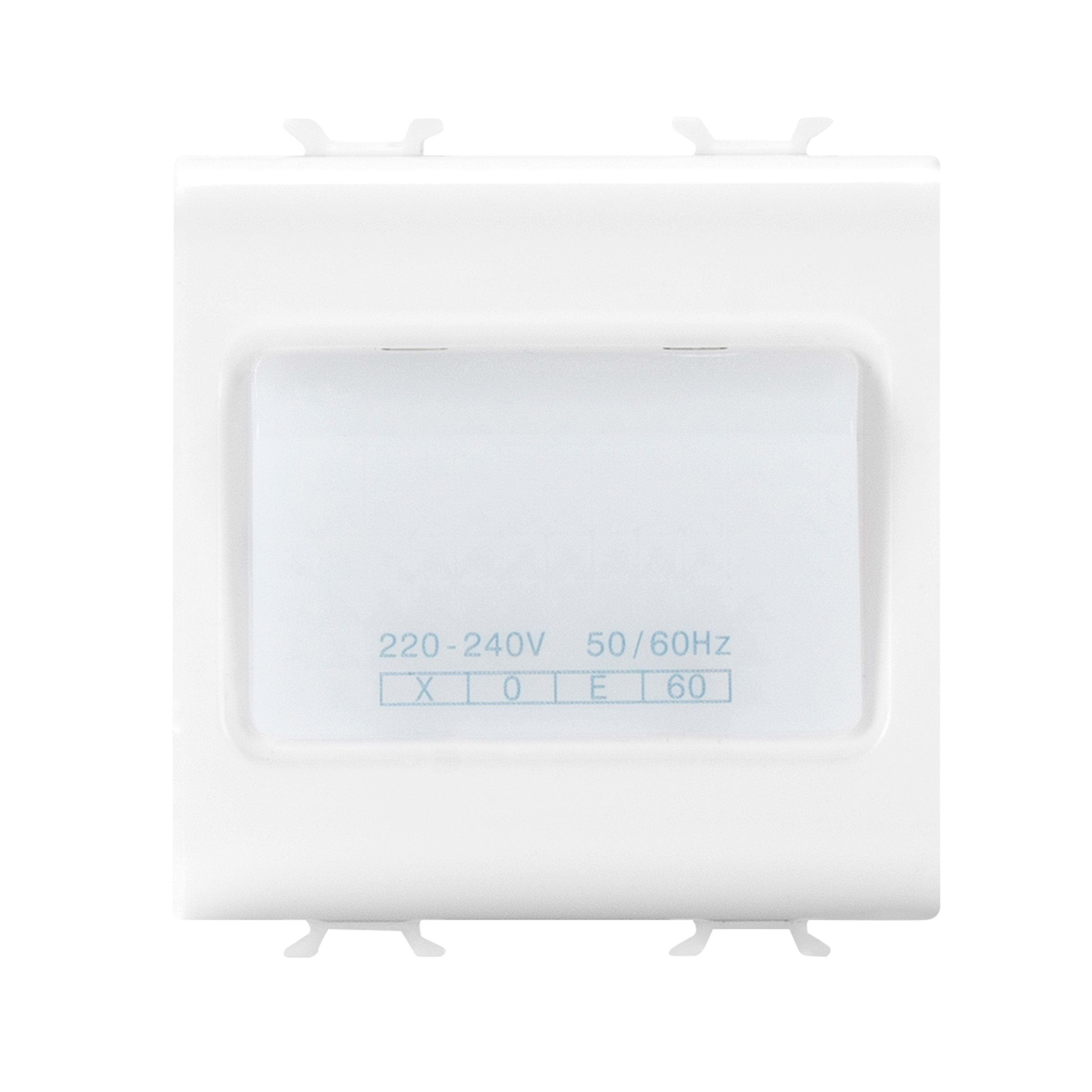 GEWISS - GEWGW15663 LAMPADA AUTONOMA DI EMERGENZA - 230Vac 50/60Hz 1h - 2 MODULI - BIANCO SATINATO - CHORUSMART