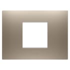 GEWISS - GEWGW16002BR PLACCA EGO 2M BRONZO CHIARO