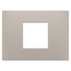 GEWISS - GEWGW16002DS PLACCA EGO - IN TECNOPOLIMERO - 2 POSTI - DARK SAND - CHORUSMART