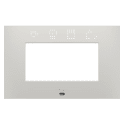 GEWISS - GEWGW16004SCY PLACCA EGO SMART 4M ARGILLA