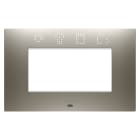 GEWISS - GEWGW16004SST PLACCA EGO SMART 4M ACCIAIO
