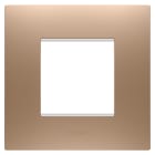 GEWISS - GEWGW16022CS PLACCA EGO INT.2M RAME CHIARO