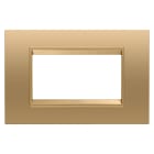 GEWISS - GEWGW16204XG PLACCA LUX 4M METALLO ORO