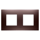 GEWISS - GEWGW16023CP PLACCA EGO INTERNATIONAL - IN TECNOPOLIMERO VERNICIATO - 2+2 POSTI ORIZZONTALE - RAME - CHORUSMART