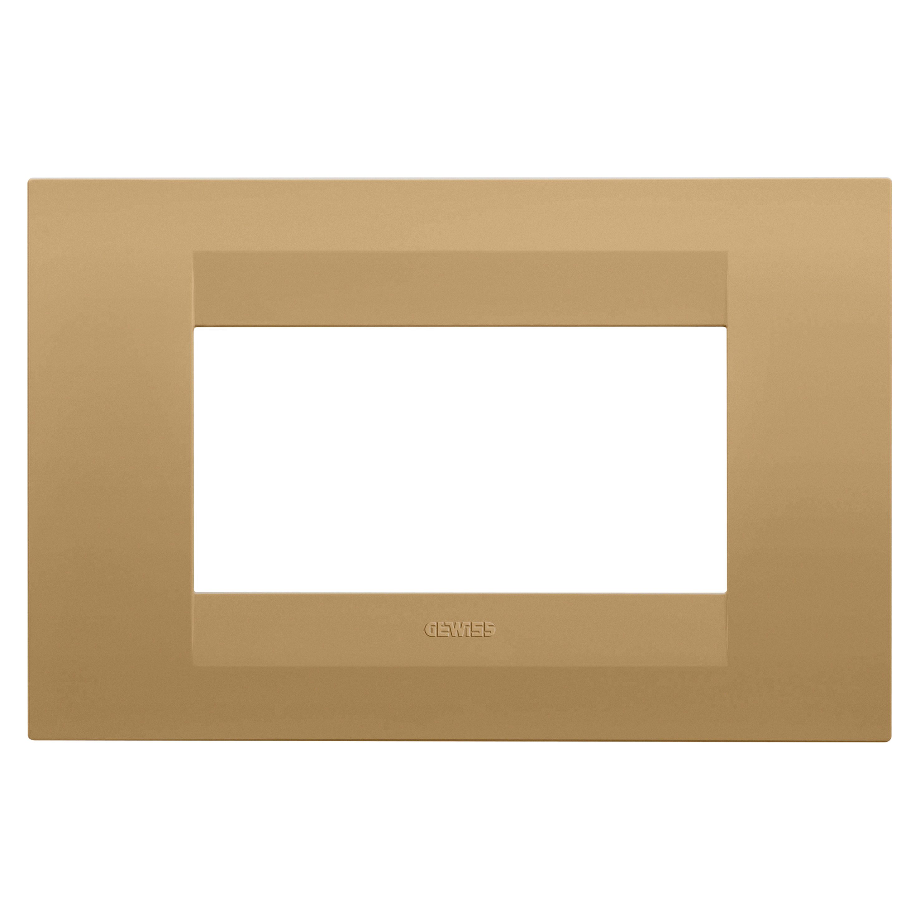 GEWISS - GEWGW16404VO PLACCA GEO 4M ORO