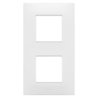 GEWISS - GEWGW16024PW PLACCA EGO INT.2+2M V BIANCO SATINATO
