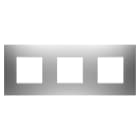 GEWISS - GEWGW16026GR PLACCA EGO INT.2+2+2M O MAGNETIC GRAY