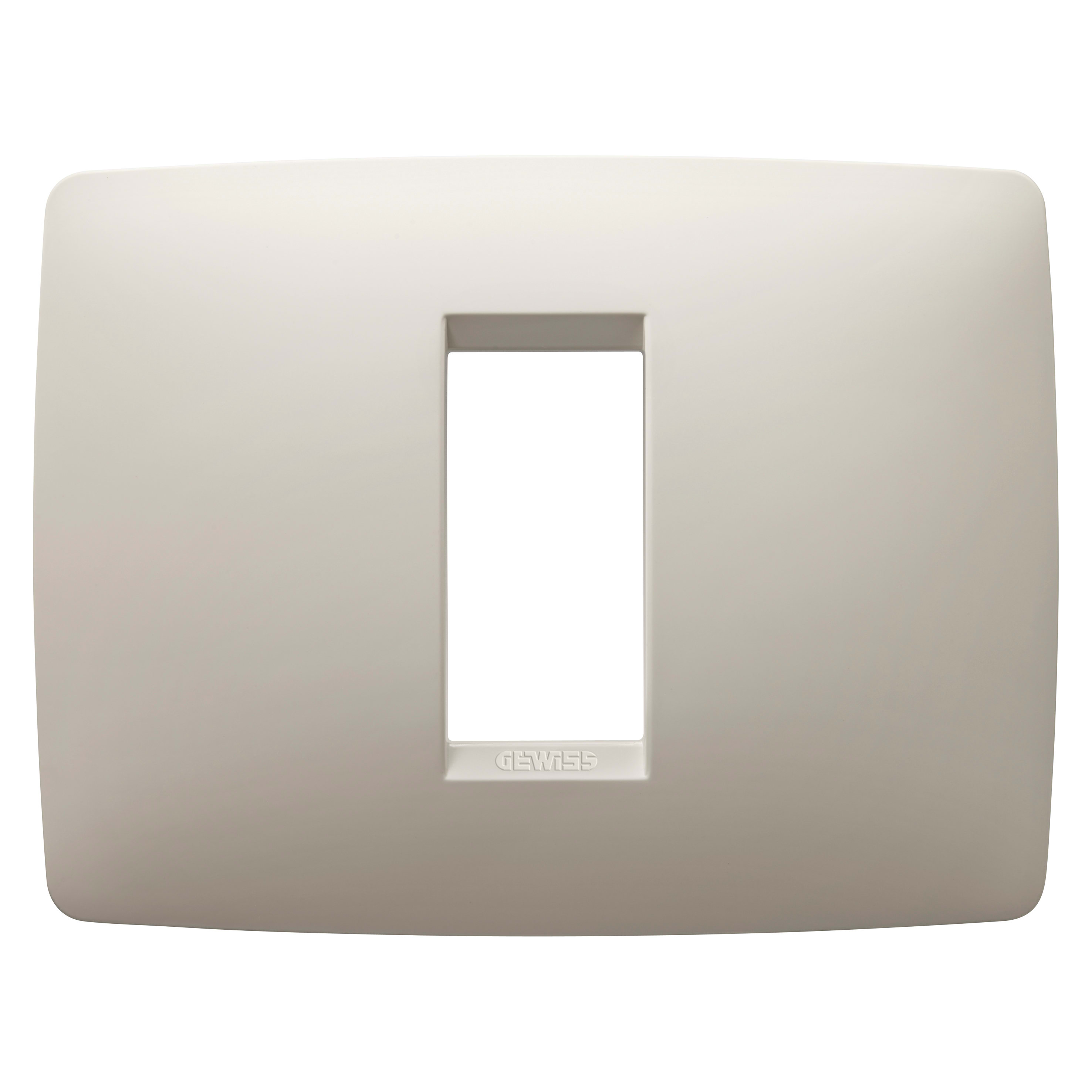GEWISS - GEWGW16101TI PLACCA ONE - IN TECNOPOLIMERO - 1 POSTO - AVORIO - CHORUSMART