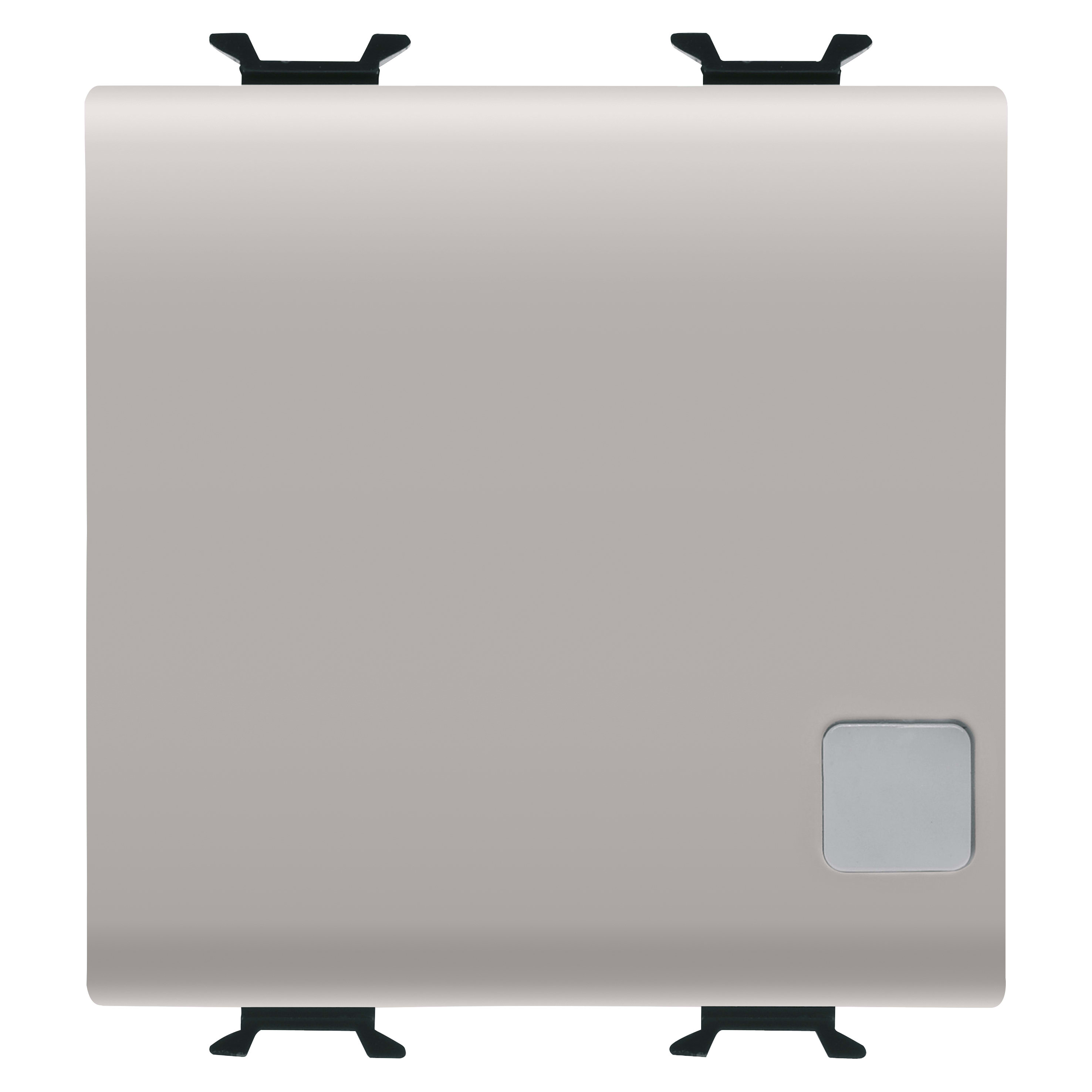 GEWISS - GEWGW13173F PULSANTE UNIPOLARE 250V ac - CABLAGGIO RAPIDO - NA 16A ILLUMINABILE - CON LENTE NEUTRA SOSTITUIBILE - 2 MODULI - NATURAL BEIGE SATINATO - CHORUSMART