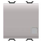 GEWISS - GEWGW13035F INTERRUTTORE BIPOLARE 250V ac - CABLAGGIO RAPIDO - 16AX ILLUMINABILE - CON LENTE NEUTRA SOSTITUIBILE - 2 MODULI - NATURAL BEIGE SATINATO - CHORUSMART