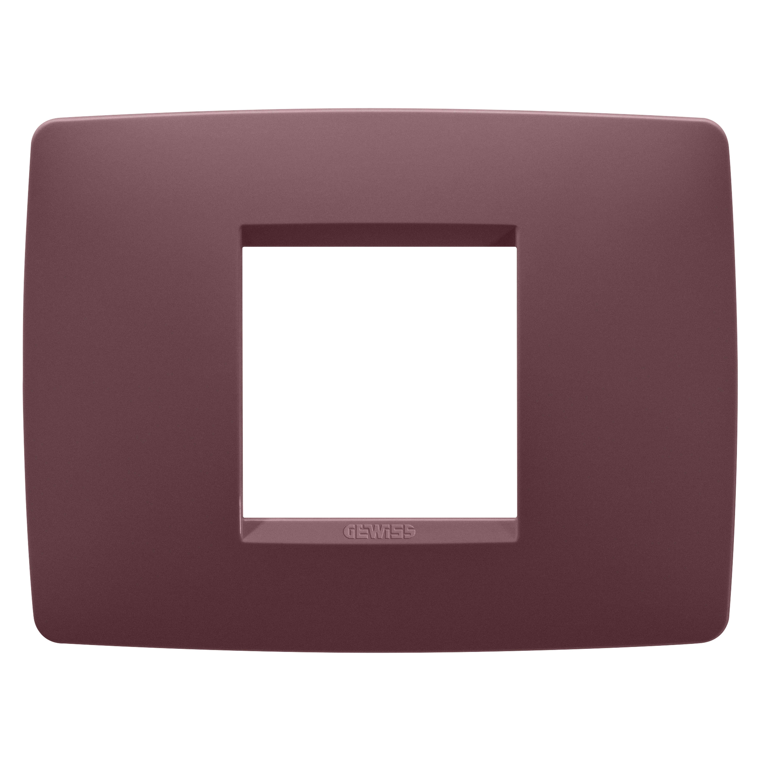 GEWISS - GEWGW16102VD PLACCA ONE 2M TUSCAN RED