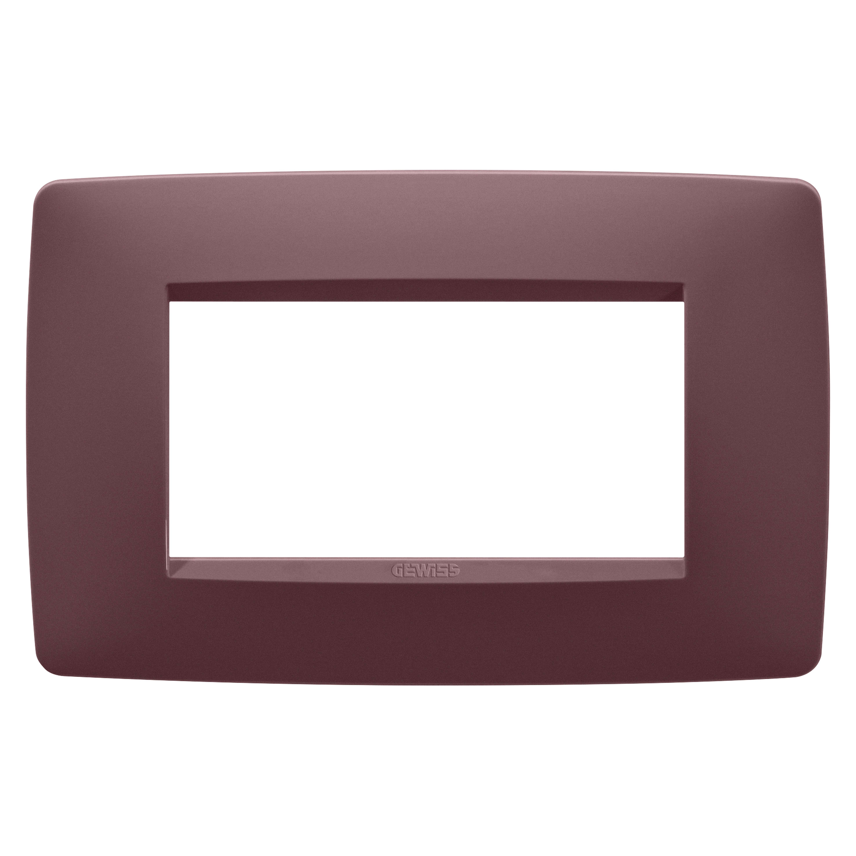 GEWISS - GEWGW16104VD PLACCA ONE 4M TUSCAN RED
