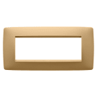 GEWISS - GEWGW16106VO PLACCA ONE - IN TECNOPOLIMERO VERNICIATO - 6 POSTI - ORO - CHORUSMART