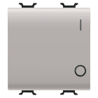 GEWISS - GEWGW13034 INTERRUTTORE BIPOLARE 250V ac - 16AX - TASTO NEUTRO - SIMBOLO 0/1 - 2 MODULI - NATURAL BEIGE SATINATO - CHORUSMART