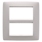 GEWISS - GEWGW16108VL PLACCA ONE 4+4M NATURAL BEIGE SATINATO