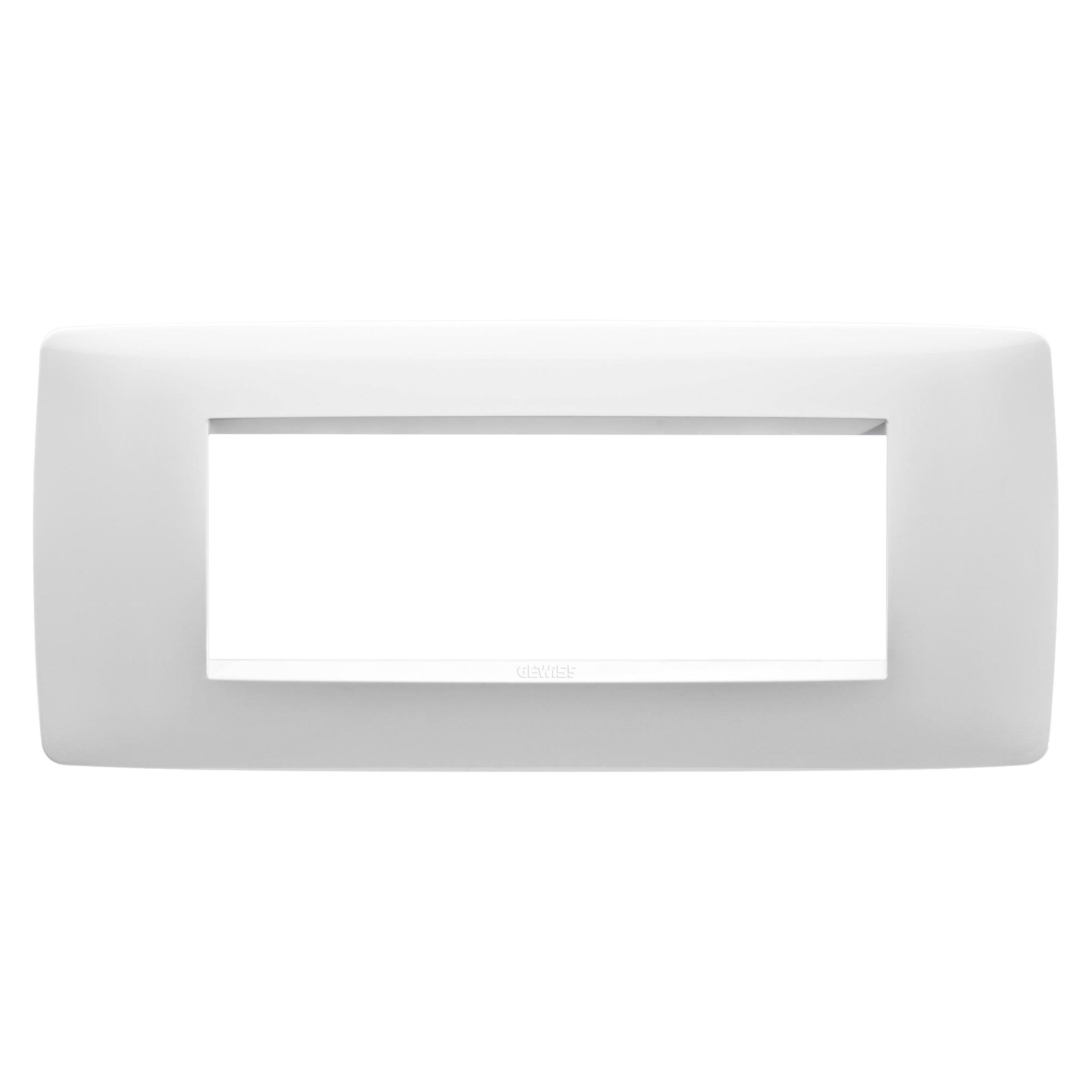 GEWISS - GEWGW16109TB PLACCA ONE 6M LARGE BIANCO