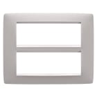 GEWISS - GEWGW16112VL PLACCA ONE 6+6M NATURAL BEIGE SATINATO