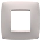 GEWISS - GEWGW16122VL PLACCA ONE INTERNATIONAL - IN TECNOPOLIMERO VERNICIATO - 2 POSTI - NATURAL BEIGE - CHORUSMART