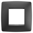 GEWISS - GEWGW16122VN PLACCA ONE INT.2M NERO SATINATO