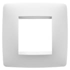 GEWISS - GEWGW16122VW PLACCA ONE INTERNATIONAL - IN TECNOPOLIMERO VERNICIATO - 2 POSTI - BIANCO SATINATO - CHORUSMART