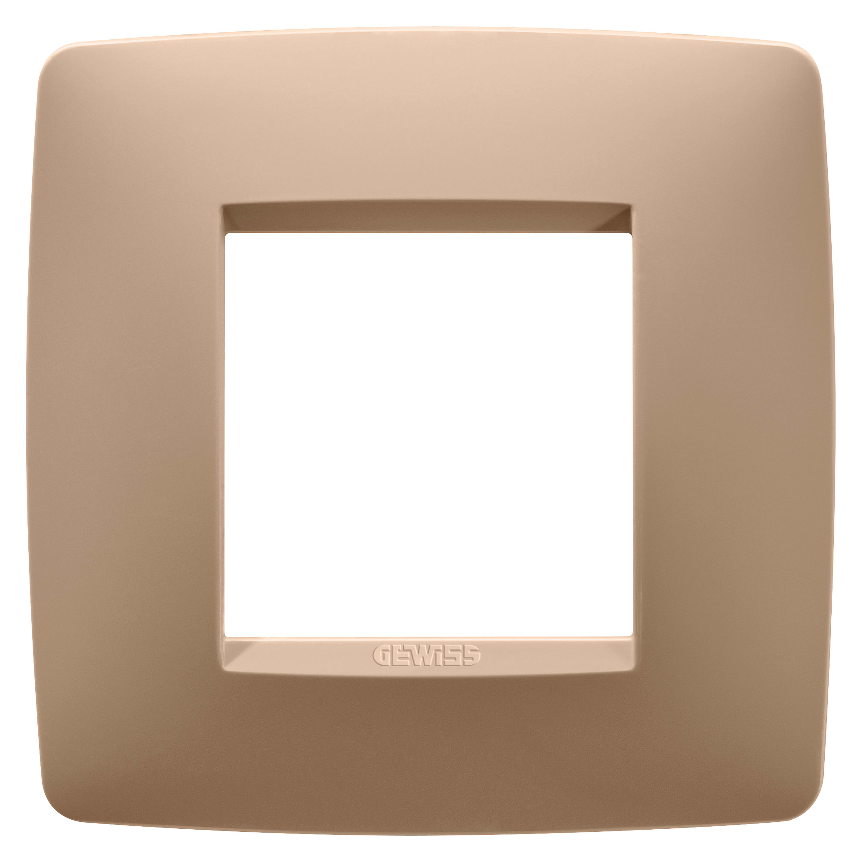 GEWISS - GEWGW16122VX PLACCA ONE INT.2M RAME CHIARO