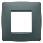 GEWISS - GEWGW16122VZ PLACCA ONE INTERNATIONAL - IN TECNOPOLIMERO VERNICIATO - 2 POSTI - OTTANIO - CHORUSMART