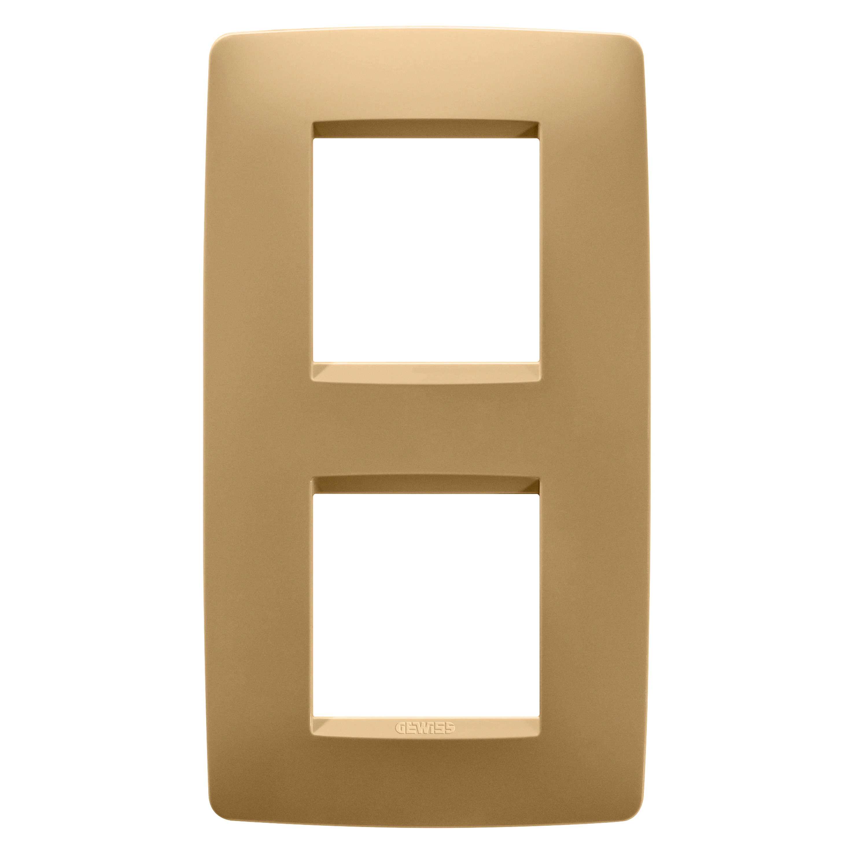 GEWISS - GEWGW16124VO PLACCA ONE INT.2+2M V ORO